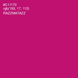 #C11170 - Razzmatazz Color Image