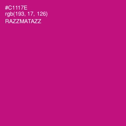 #C1117E - Razzmatazz Color Image