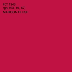 #C11343 - Maroon Flush Color Image