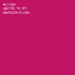 #C11361 - Maroon Flush Color Image