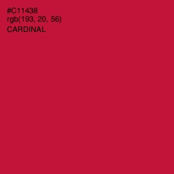 #C11438 - Cardinal Color Image