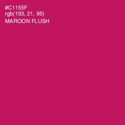#C1155F - Maroon Flush Color Image
