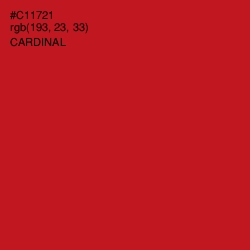 #C11721 - Cardinal Color Image