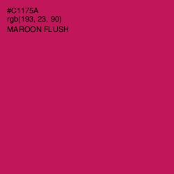 #C1175A - Maroon Flush Color Image