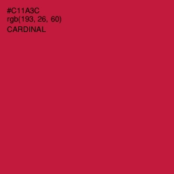 #C11A3C - Cardinal Color Image