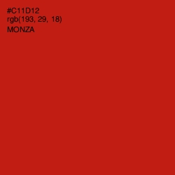 #C11D12 - Monza Color Image