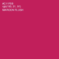 #C11F5B - Maroon Flush Color Image