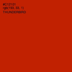 #C12101 - Thunderbird Color Image