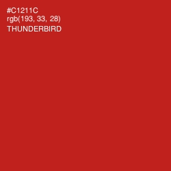 #C1211C - Thunderbird Color Image