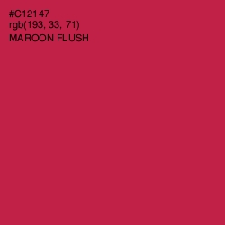 #C12147 - Maroon Flush Color Image