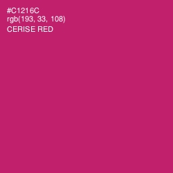 #C1216C - Cerise Red Color Image