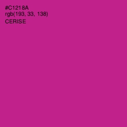 #C1218A - Cerise Color Image