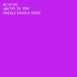 #C121EC - Razzle Dazzle Rose Color Image