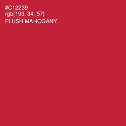 #C12239 - Flush Mahogany Color Image