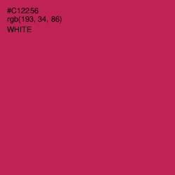 #C12256 - Maroon Flush Color Image