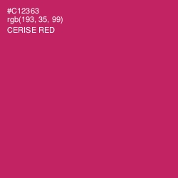 #C12363 - Cerise Red Color Image