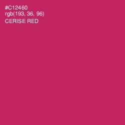 #C12460 - Cerise Red Color Image