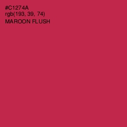 #C1274A - Maroon Flush Color Image