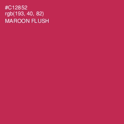 #C12852 - Maroon Flush Color Image
