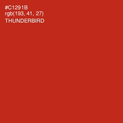 #C1291B - Thunderbird Color Image