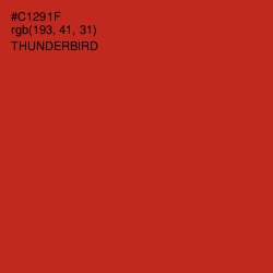 #C1291F - Thunderbird Color Image