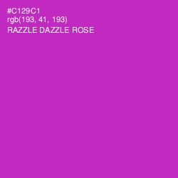 #C129C1 - Razzle Dazzle Rose Color Image