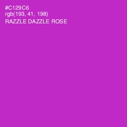 #C129C6 - Razzle Dazzle Rose Color Image