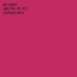 #C12B61 - Cerise Red Color Image