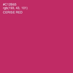 #C12B65 - Cerise Red Color Image