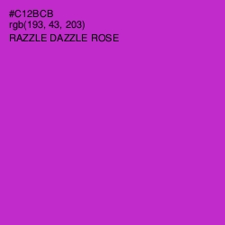 #C12BCB - Razzle Dazzle Rose Color Image