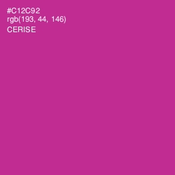 #C12C92 - Cerise Color Image