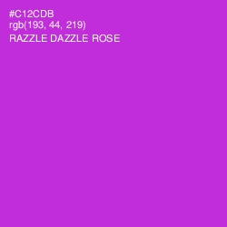 #C12CDB - Razzle Dazzle Rose Color Image