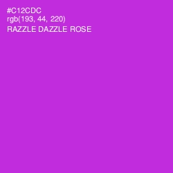 #C12CDC - Razzle Dazzle Rose Color Image