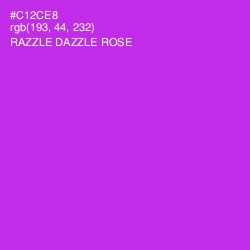 #C12CE8 - Razzle Dazzle Rose Color Image