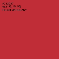 #C12D37 - Flush Mahogany Color Image