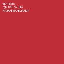 #C12D38 - Flush Mahogany Color Image