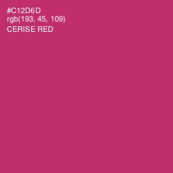 #C12D6D - Cerise Red Color Image