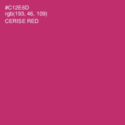 #C12E6D - Cerise Red Color Image