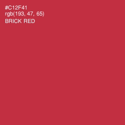 #C12F41 - Brick Red Color Image