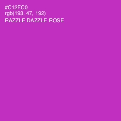 #C12FC0 - Razzle Dazzle Rose Color Image