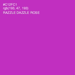 #C12FC1 - Razzle Dazzle Rose Color Image