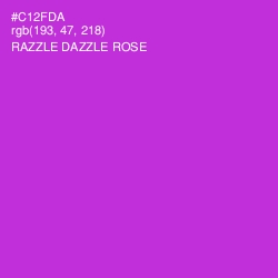 #C12FDA - Razzle Dazzle Rose Color Image