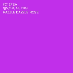 #C12FEA - Razzle Dazzle Rose Color Image