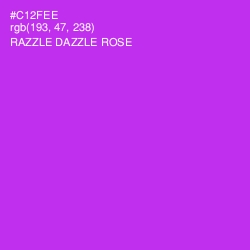 #C12FEE - Razzle Dazzle Rose Color Image