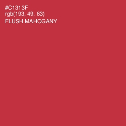 #C1313F - Flush Mahogany Color Image