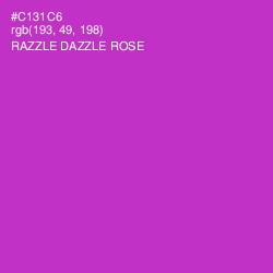 #C131C6 - Razzle Dazzle Rose Color Image
