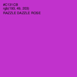 #C131CB - Razzle Dazzle Rose Color Image