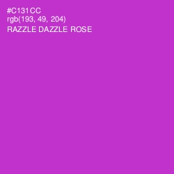 #C131CC - Razzle Dazzle Rose Color Image