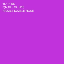 #C131DC - Razzle Dazzle Rose Color Image