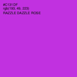 #C131DF - Razzle Dazzle Rose Color Image